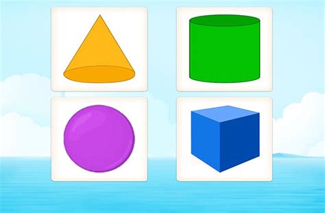 3D Shapes Games .